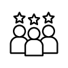 Icon zufriedene Kunden
