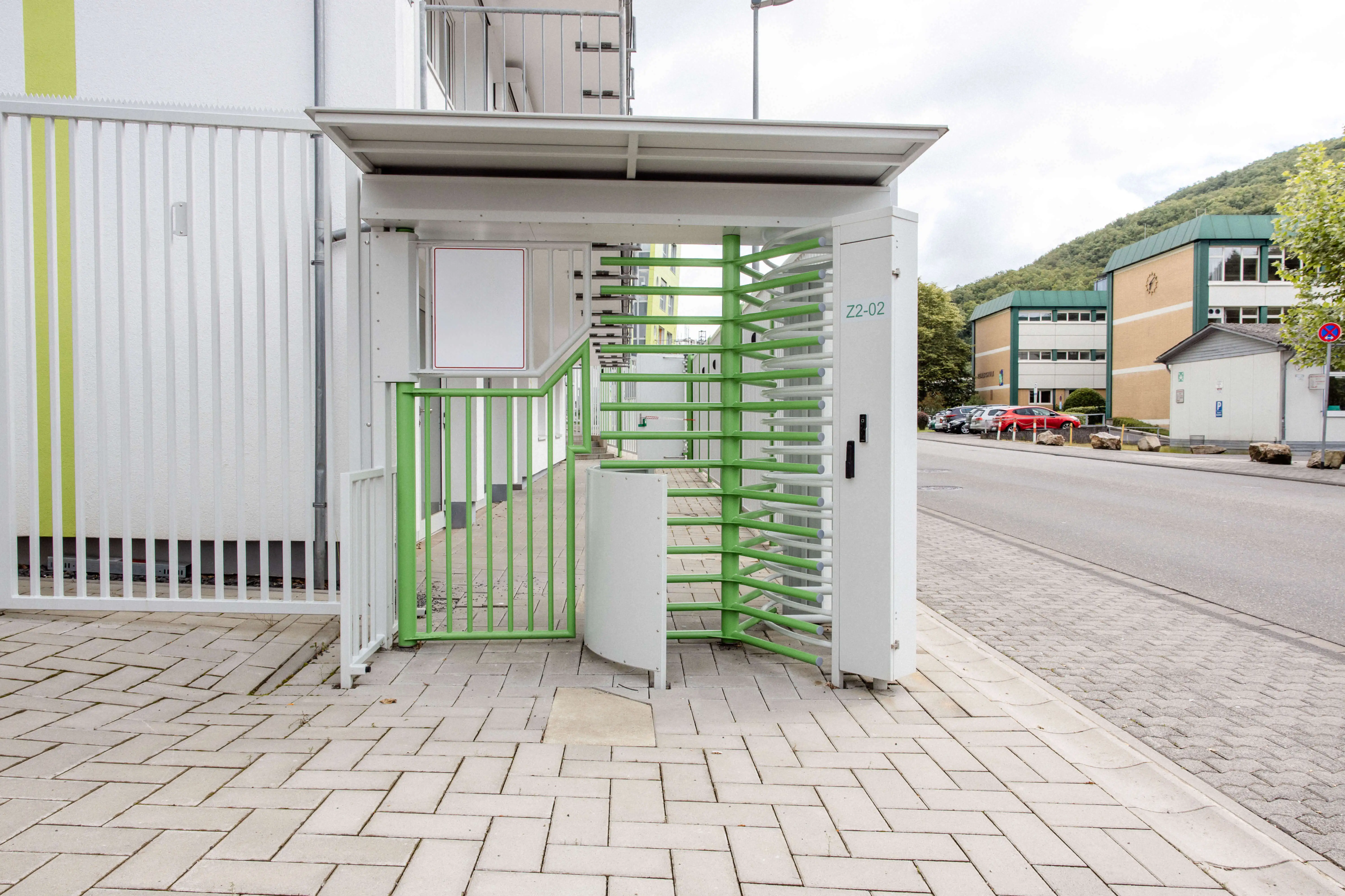 ZENTRA Bike Drehkreuz mit Fahrraddurchlass